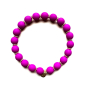 Preview: Super Gem Perlenarmband Big fuchsia